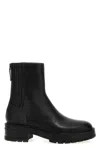 Aquazzura Womens Black Saint Honore Platform-sole Leather-blend Ankle Boots In Black