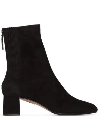 Aquazzura Saint Honore Bootie 50mm In Black