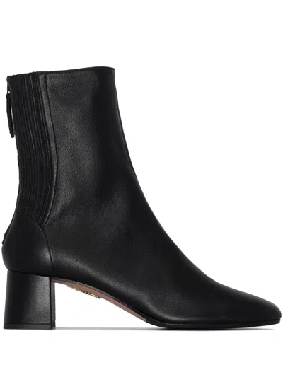 Aquazzura Saint Honore Bootie 50mm In Black
