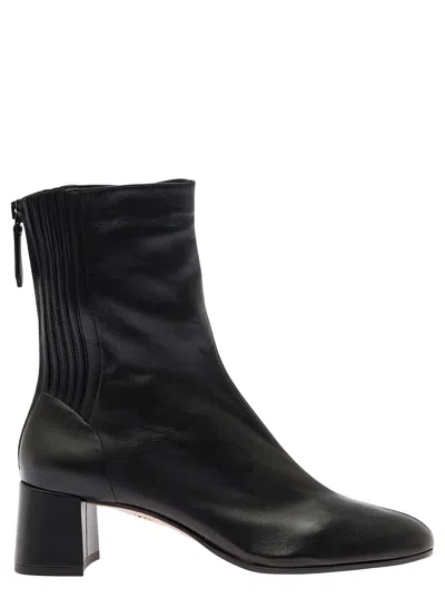 Aquazzura Saint Honore Bootie F50 In Black