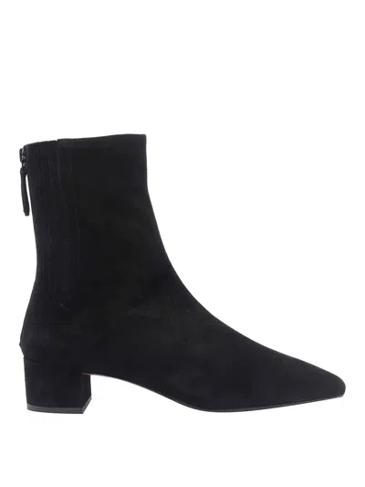 Aquazzura Saint Honore Booties In Black