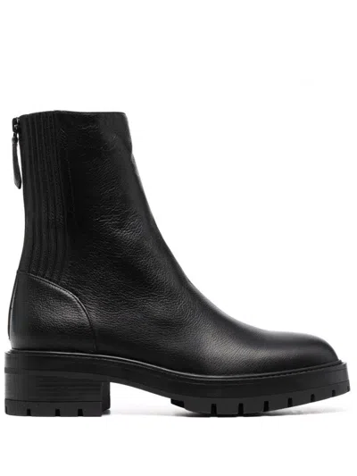 AQUAZZURA SAINT HONORE COMBAT BOOTIE
