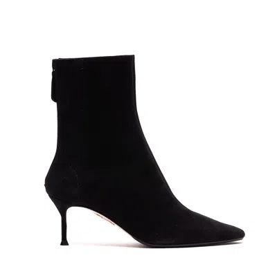 Aquazzura Saint Honore Pump Boots In Black