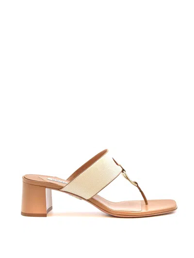 Aquazzura Sandalias - Crema