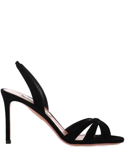 Aquazzura Sandals In Black
