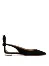 Aquazzura Love Affair 10mm Ballerina Shoes In Black