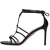 Aquazzura Sandals Black In Nero Scuri