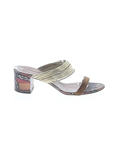 Pre-owned Aquazzura Sandals In Brown