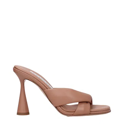 Aquazzura Sandals Love Women Skin Beige/pink Powder In Brown