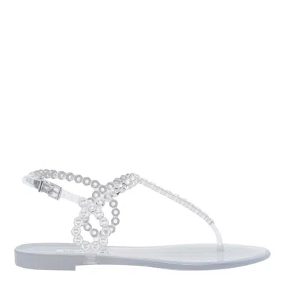 Aquazzura Sandals In Transparent