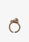Aquazzura Serpente Crystal Ring