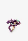 Aquazzura Serpente Crystal Ring