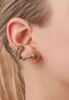 Aquazzura Serpente Ear Cuff Earrings In Gold