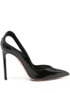 Aquazzura Sheeva 105mm Cut-out Pumps In Black
