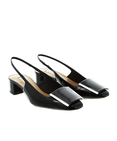 AQUAZZURA AQUAZZURA BLOCK-HEELED SLINGBACK PUMPS