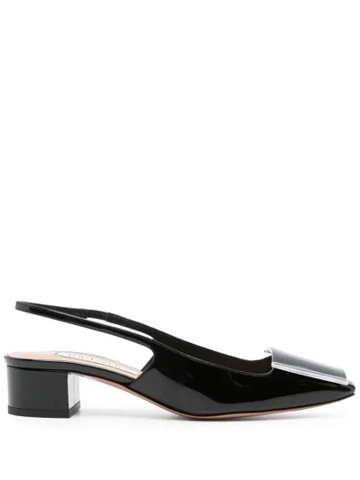 Aquazzura Woman Pumps Black Size 8 Leather In Multi