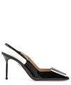 Aquazzura Patent Leather Shibuya Pumps In Black