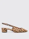 Aquazzura Ginza 35 Leopard-print Calf Hair Slingback Pumps In Brown