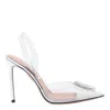 Aquazzura 120mm Crystal-embellished Slingback Pumps In White