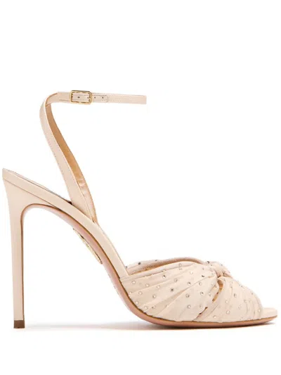 Aquazzura Slow Kisses Pumps In Nude