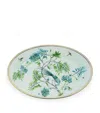 Aquazzura Small Secret Garden Small Oval Platter In Green