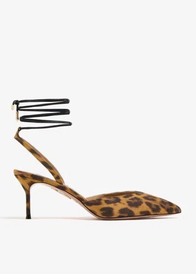 Aquazzura Sneakers In Caramel