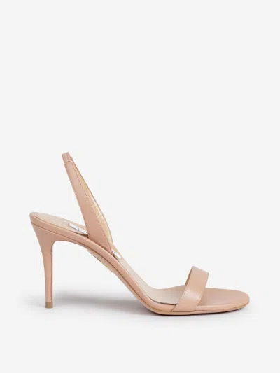 AQUAZZURA AQUAZZURA SO NUDE 105 SANDALS