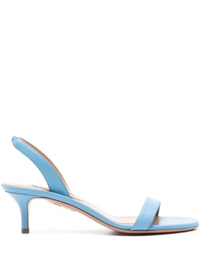 Aquazzura So Nude 50 Sandal In Blue