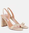 Aquazzura So Nude 85 Sandals In Gold