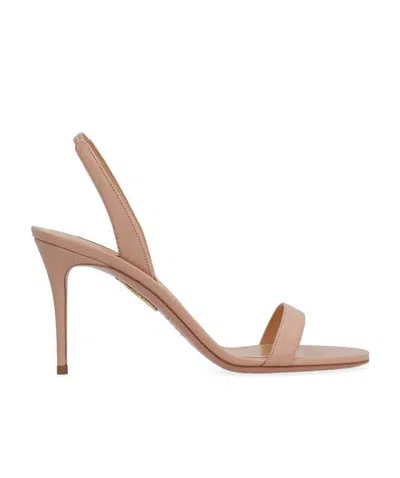 AQUAZZURA AQUAZZURA SLINGBACK OPEN-TOE SANDALS