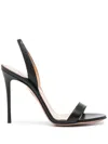 Aquazzura So Nude 85mm Sandals In Black