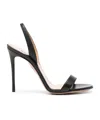 Aquazzura So Nude 85mm Sandals In Black