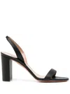 Aquazzura Sandals So Nude Block 85 Suede In Black