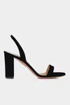 Aquazzura So Nude 85 Leather Slingback Sandals