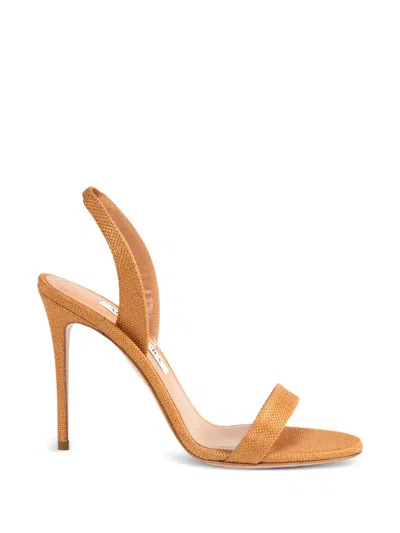Aquazzura So Nude Slingback Sandals In Neutral