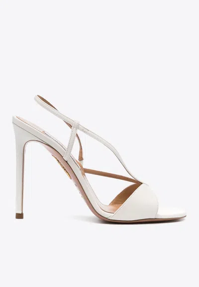 Aquazzura Sognare 105 Sandals In Nappa Leather