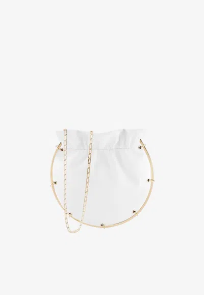 Aquazzura Soho Chain Pouch In Nappa Leather