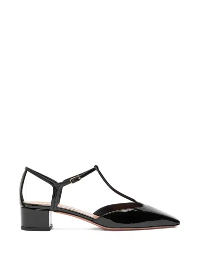 Aquazzura Sorbonne 35 Patent-leather Pumps In Black