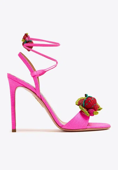 Aquazzura Strawberry Punch 105 Sandals