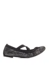 Aquazzura Shiny Disc Covered Ballet Flats