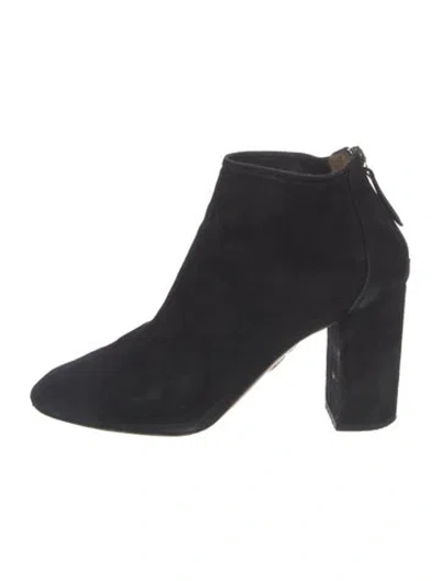 Pre-owned Aquazzura Suede Boots In Multi