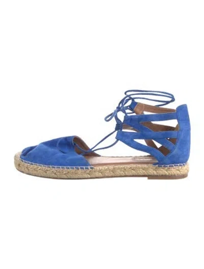 Pre-owned Aquazzura Suede Espadrilles