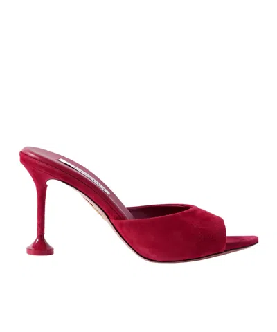 Aquazzura Suede Mules In No