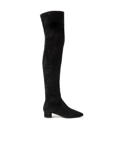 Aquazzura Suede Over-the-knee Boots In No