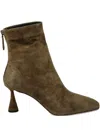 Aquazzura Suede Zip-fastening Boots In Green