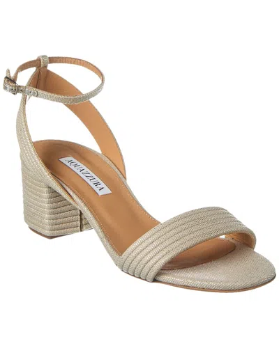 Aquazzura Sundance Sandal In Silver