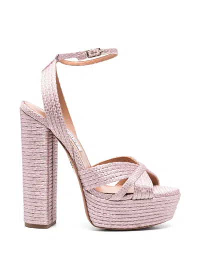 Aquazzura Sundance Sandals In Pink