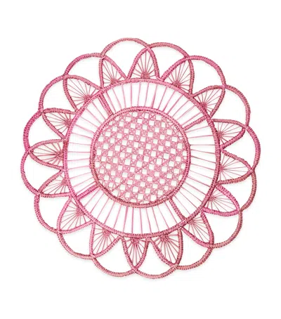 Aquazzura Sunflower Placemat In Pink