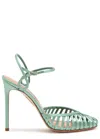 Aquazzura 105mm Strappy Sweet Surrender Pump In Green