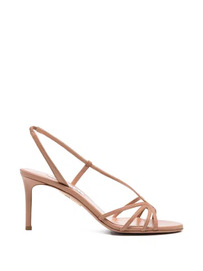 Aquazzura Talk To Me Strappy Sandals In Brown